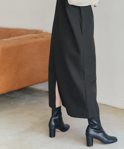 titivate（ティティベイト）の「ふくれキルトジャンパースカート（ジャンパースカート・レディース・ブラック/ホワイト系その他・M）」の13枚目の写真