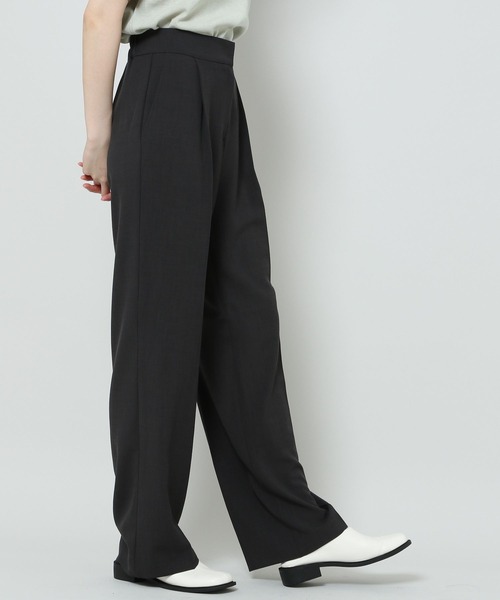 ALAND（エーランド）の「3.3 Field Trip／33 LINEN SLACKS 2124450（スラックス・レディース・アイボリー/チャコール・FREE）」の9枚目の写真