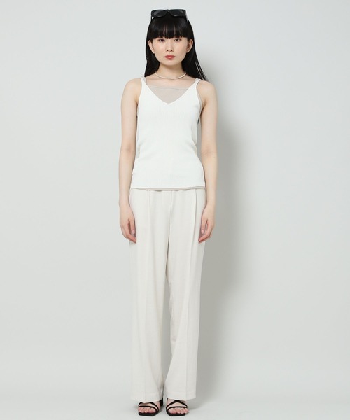 ALAND（エーランド）の「3.3 Field Trip／33 LINEN SLACKS 2124450（スラックス・レディース・アイボリー/チャコール・FREE）」の10枚目の写真