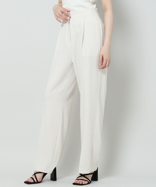 ALAND（エーランド）の「3.3 Field Trip／33 LINEN SLACKS 2124450（スラックス・レディース・アイボリー/チャコール・FREE）」の18枚目の写真