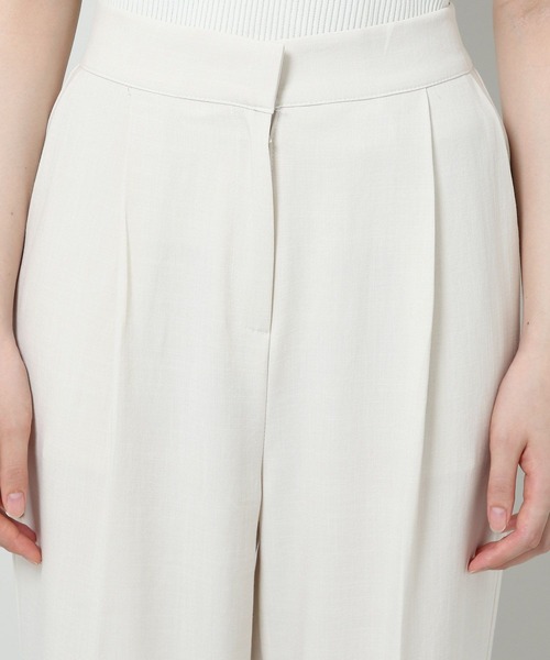 ALAND（エーランド）の「3.3 Field Trip／33 LINEN SLACKS 2124450（スラックス・レディース・アイボリー/チャコール・FREE）」の13枚目の写真
