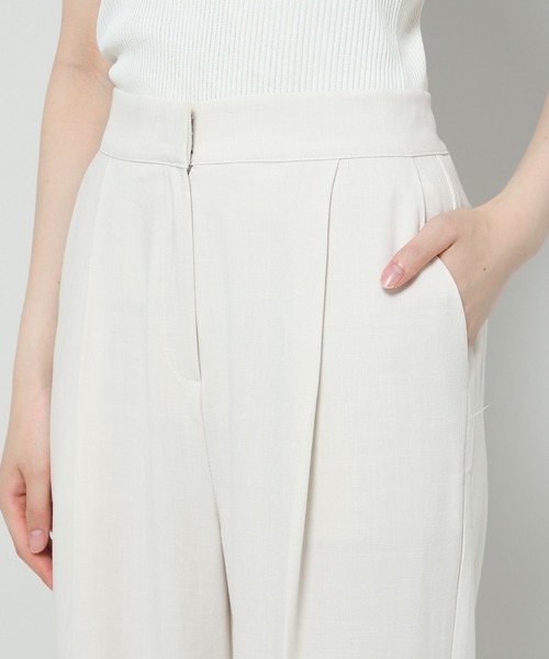 ALAND（エーランド）の「3.3 Field Trip／33 LINEN SLACKS 2124450（スラックス・レディース・アイボリー/チャコール・FREE）」の11枚目の写真