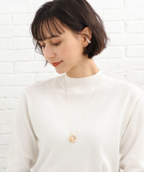 SHOO・LA・RUE（シューラルー）の「◆【カスタム】3リングスライダーネックレス（ネックレス・レディース・グリーン/ダークブラウン/パープル系4・00）」の10枚目の写真