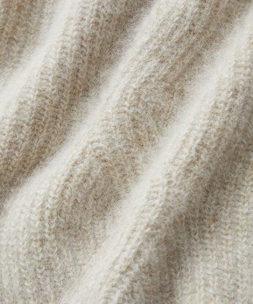 BATONER(バトナー)の「【BATONER】別注 FOX WOOL MOHAIR JACQUARD CARDIGAN(カーディガン/ボレロ・メンズ・ブラック系その他3/ベージュ系その他・2/3)」の19枚目の写真
