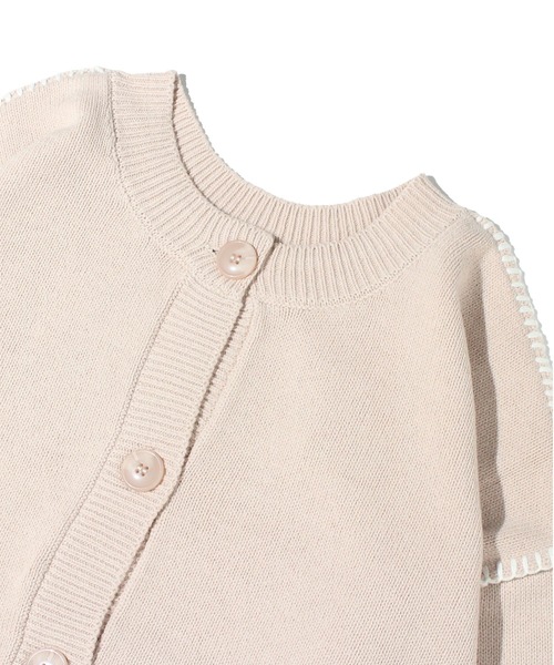 one way（ワンウェイ）の「ハンドステッチショートカーデ（カーディガン/ボレロ・レディース・ホワイト/ベージュ/ブラック/ライトブルー・FREE）」の11枚目の写真