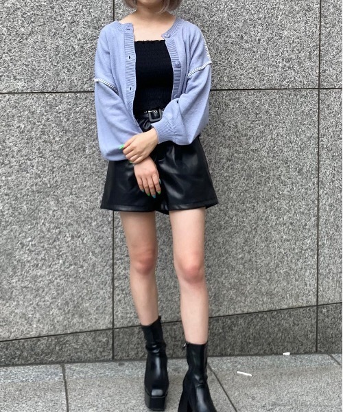 one way（ワンウェイ）の「ハンドステッチショートカーデ（カーディガン/ボレロ・レディース・ホワイト/ベージュ/ブラック/ライトブルー・FREE）」の21枚目の写真