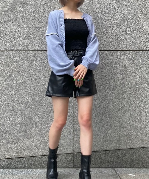 one way（ワンウェイ）の「ハンドステッチショートカーデ（カーディガン/ボレロ・レディース・ホワイト/ベージュ/ブラック/ライトブルー・FREE）」の16枚目の写真