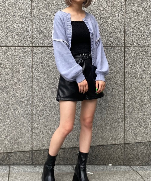 one way（ワンウェイ）の「ハンドステッチショートカーデ（カーディガン/ボレロ・レディース・ホワイト/ベージュ/ブラック/ライトブルー・FREE）」の18枚目の写真