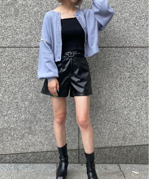 one way（ワンウェイ）の「ハンドステッチショートカーデ（カーディガン/ボレロ・レディース・ホワイト/ベージュ/ブラック/ライトブルー・FREE）」の19枚目の写真