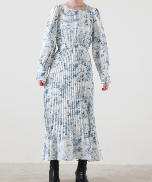 Cheek(チーク)の「トワルドジュイベストSETワンピース(ワンピース・レディース・ブルー/ベージュ・MEDIUM)」の12枚目の写真