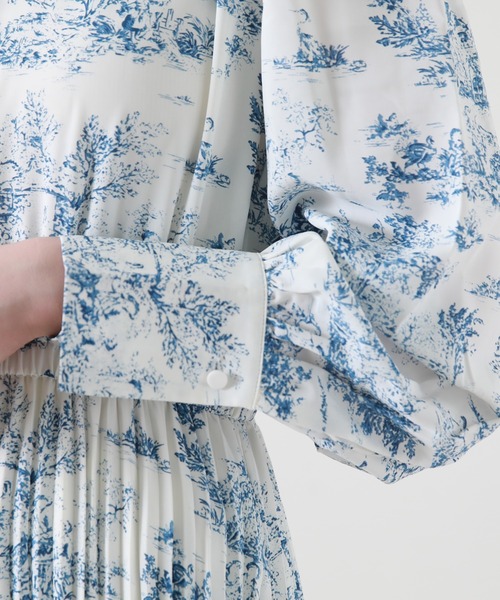 Cheek(チーク)の「トワルドジュイベストSETワンピース(ワンピース・レディース・ブルー/ベージュ・MEDIUM)」の17枚目の写真