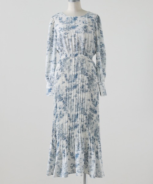 Cheek(チーク)の「トワルドジュイベストSETワンピース(ワンピース・レディース・ブルー/ベージュ・MEDIUM)」の22枚目の写真