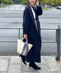 NOLLEY’S Sophi | ＜飯豊まりえさん着用＞リバーショールカラーロングコート(その他アウター)