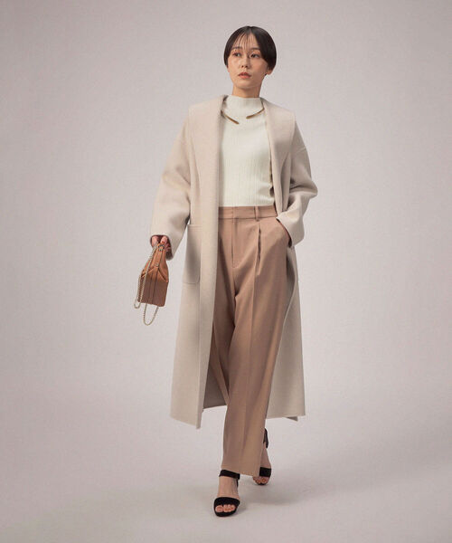 セール】リバーショールカラーロングコート（その他アウター