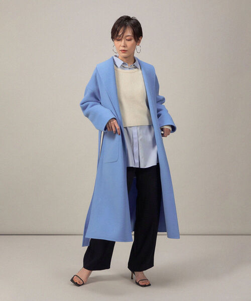 セール】リバーショールカラーロングコート（その他アウター