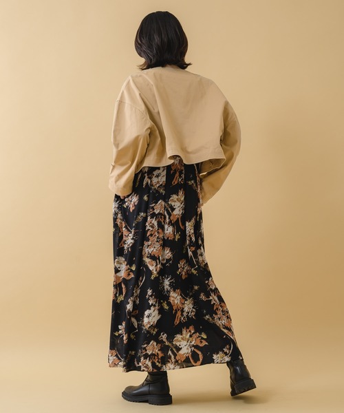 KATHARINE ROSS（キャサリンロス）の「【KATHARINE ROSS】2WAY丈コットンブルゾン（ノーカラージャケット・レディース・ブラック/ベージュ・MEDIUM）」の14枚目の写真