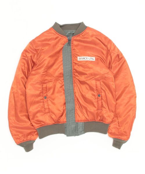 AVIREX（アヴィレックス）の「《REBUILD COLLECTION》MA-1 ステンシル / MA-1 STENCIL / フライトジャケット / AVIREX / アヴィレックス（MA-1・メンズ・ブラック/カーキ/その他10・M/L/2XL/XL）」の9枚目の写真