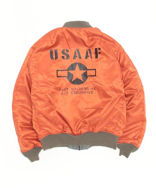 AVIREX（アヴィレックス）の「《REBUILD COLLECTION》MA-1 ステンシル