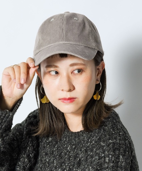 CALIFORNIA OUTFITTERS（カリフォルニア アウトフィッターズ）の「【1977】コーデュロイキャップ（キャップ・レディース・カーキ/クリーム/グレイッシュベージュ・ONE SIZE）」の4枚目の写真