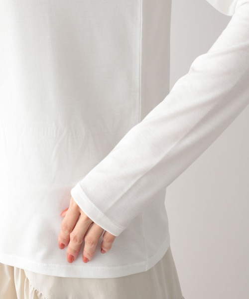 GLOBAL WORK(グローバルワーク)の「Beauteeハイネック長袖/295654(Tシャツ/カットソー・レディース・パープル系その他7/ホワイト/ダークグレー/オレンジ/ブルー・MEDIUM/LARGE)」の10枚目の写真