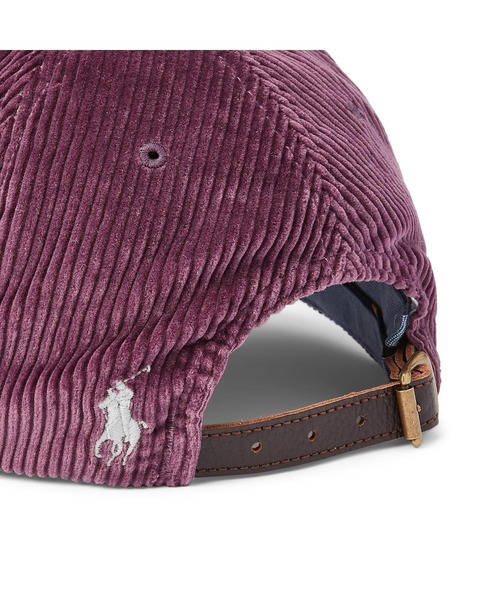 POLO RALPH LAUREN（ポロ ラルフ ローレン）の「ロゴ コーデュロイ ボール キャップ（キャップ・メンズ・パープル・ONE）」の7枚目の写真