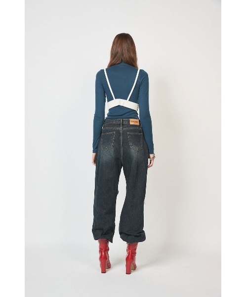 CRANK(クランク)の「A'GAM/9×.kom『CRANK/クランク』WOOL SPAN LETTERING TURTLENECK/レタリングタートルネック(Tシャツ/カットソー・レディース・ホワイト/ブラック/ネイビー・FREE)」の17枚目の写真