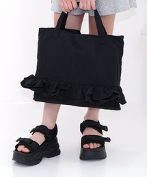 Bee des Bee（ビーデスビー）の「フリル レッスントートバッグ（トートバッグ）」