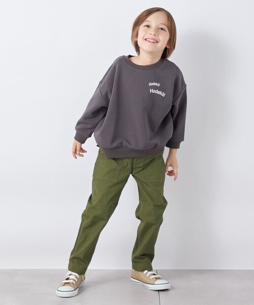 SHIPS any(シップス エニィ)の「【SHIPS any別注】MONMIMI: プリント 長袖 スウェット<KIDS>(Tシャツ/カットソー・キッズ・ホワイト/ピンク/ダークグレー・130/120/110)」の10枚目の写真