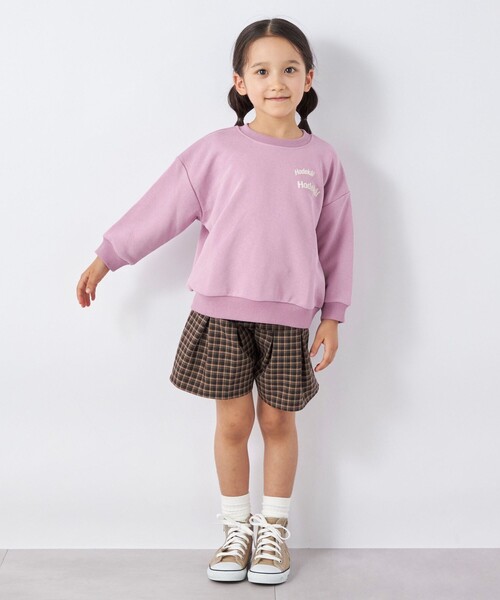 SHIPS any(シップス エニィ)の「【SHIPS any別注】MONMIMI: プリント 長袖 スウェット<KIDS>(Tシャツ/カットソー・キッズ・ホワイト/ピンク/ダークグレー・130/120/110)」の14枚目の写真