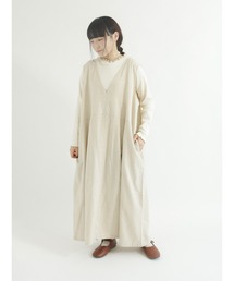 Samansa Mos2 | ゆったりジャンスカ(ワンピース)