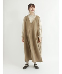 Samansa Mos2 | ゆったりジャンスカ(ワンピース)