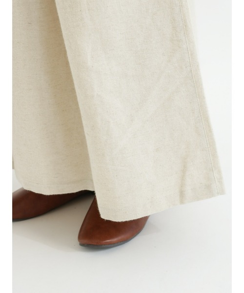 Samansa Mos2（サマンサ モスモス）の「ゆったりジャンスカ（ワンピース・レディース・ブラック/ベージュ/パープル/モカ・ﾌﾘ-）」の15枚目の写真