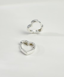 「ieLS」SV925 シルバー クロッシングピアス
