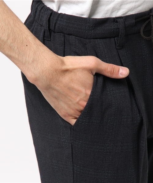 HARE（ハレ）の「チェックサッカーアンクル(HARE)（その他パンツ・メンズ・ネイビー/グレー・SMALL/LARGE/MEDIUM）」の8枚目の写真