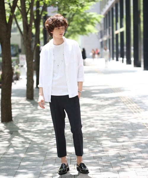 HARE（ハレ）の「チェックサッカーアンクル(HARE)（その他パンツ・メンズ・ネイビー/グレー・SMALL/LARGE/MEDIUM）」の16枚目の写真