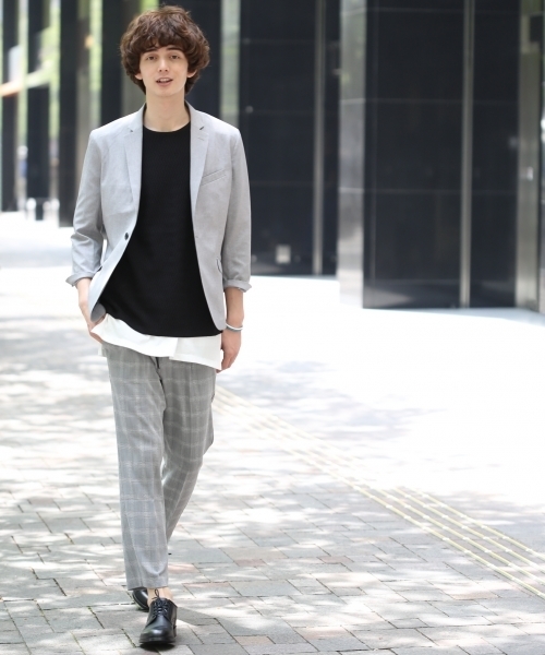 HARE（ハレ）の「チェックサッカーアンクル(HARE)（その他パンツ・メンズ・ネイビー/グレー・SMALL/LARGE/MEDIUM）」の17枚目の写真