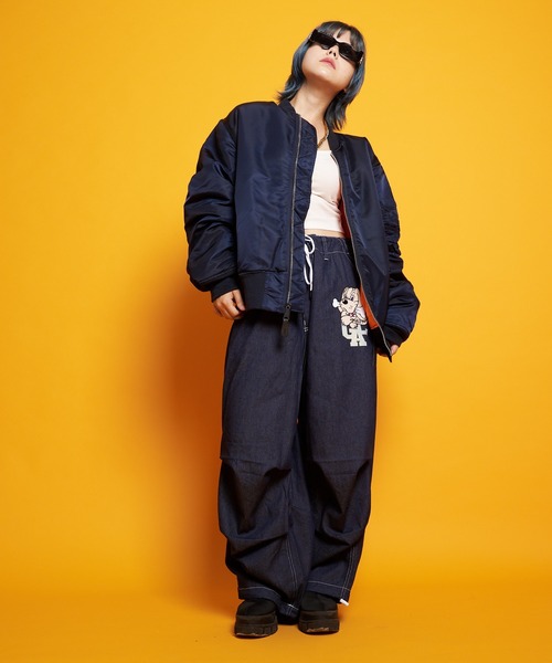 Alpha Industries（アルファインダストリーズ）の「ALPHA MA-1 JKT US SPEC NYLON H.TWL（MA-1・メンズ・ブラック/カーキ/ネイビー/ライトグレー/ブラウン・M/L/XL）」の11枚目の写真