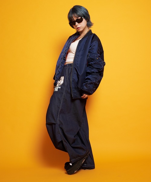 Alpha Industries（アルファインダストリーズ）の「ALPHA MA-1 JKT US SPEC NYLON H.TWL（MA-1・メンズ・ブラック/カーキ/ネイビー/ライトグレー/ブラウン・M/L/XL）」の14枚目の写真