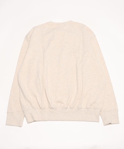 Lee（リー）の「Lee（リー）ワンポイントロゴ刺繍 スウェットトップス/長袖 無地 プルオーバートレーナー/メンズ レディース（スウェット・メンズ・ブルー/ブラック/オートミール/ホワイト/ダークグリーン/アッシュグレー・L/M/XL）」の7枚目の写真