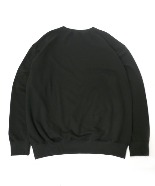 Lee（リー）の「Lee（リー）ワンポイントロゴ刺繍 スウェットトップス/長袖 無地 プルオーバートレーナー/メンズ レディース（スウェット・メンズ・ブルー/ブラック/オートミール/ホワイト/ダークグリーン/アッシュグレー・L/M/XL）」の11枚目の写真