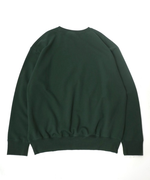 Lee（リー）の「Lee（リー）ワンポイントロゴ刺繍 スウェットトップス/長袖 無地 プルオーバートレーナー/メンズ レディース（スウェット・メンズ・ブルー/ブラック/オートミール/ホワイト/ダークグリーン/アッシュグレー・L/M/XL）」の15枚目の写真