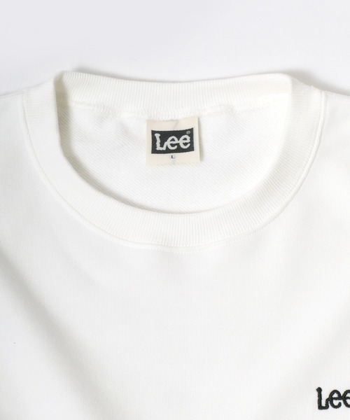 Lee（リー）の「Lee（リー）ワンポイントロゴ刺繍 スウェットトップス/長袖 無地 プルオーバートレーナー/メンズ レディース（スウェット・メンズ・ブルー/ブラック/オートミール/ホワイト/ダークグリーン/アッシュグレー・L/M/XL）」の18枚目の写真