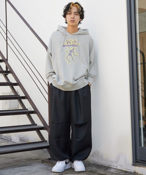 PBLIM（ページボーイリム）の「PAGEBOYLIM/スケルトンフーディー（パーカー・レディース・ブラック/パープル/グレー・MEDIUM/LARGE）」の12枚目の写真