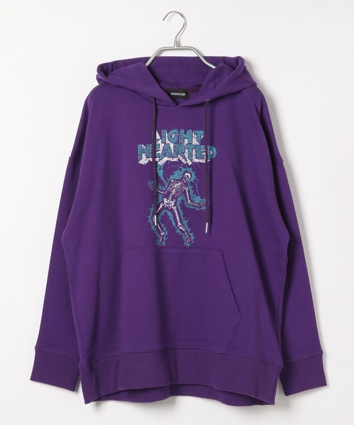PBLIM（ページボーイリム）の「PAGEBOYLIM/スケルトンフーディー（パーカー・レディース・ブラック/パープル/グレー・MEDIUM/LARGE）」の6枚目の写真