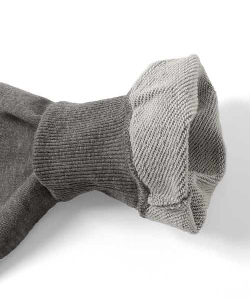 GLAZOS（グラソス）の「裏毛・フードレイヤードビッグパーカー（パーカー・キッズ・ブラック/グレー/ブルー・160cm/170cm/140cm/150cm）」の10枚目の写真