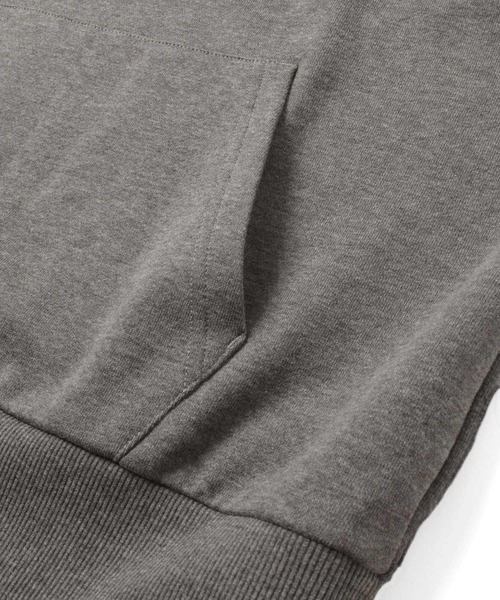 GLAZOS（グラソス）の「裏毛・フードレイヤードビッグパーカー（パーカー・キッズ・ブラック/グレー/ブルー・160cm/170cm/140cm/150cm）」の11枚目の写真