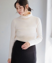 LEPSIM | 12ゲージリブタートルニットプルオーバー　295607(ニット/セーター)