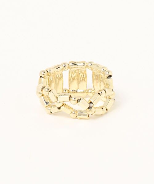 Three Four Time（ｽﾘｰﾌｫｰﾀｲﾑ）の「エポゴムリング（リング・レディース・ホワイト/パープル・FREE）」の3枚目の写真