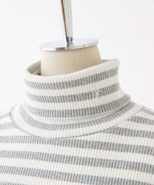 one after another NICE CLAUP（ワンアフターアナザーナイスクラップ）の「NCイニシャルハイネックトップス（Tシャツ/カットソー・レディース・ブラック/グレー系その他/オフホワイト/その他1/ピンク系その他・FREE）」の21枚目の写真