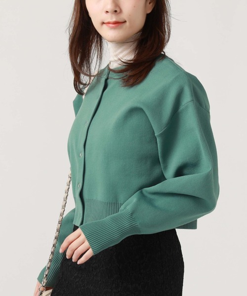 archives（アルシーヴ）の「スナップ釦クルーカーディガン（カーディガン/ボレロ・レディース・ブラック/ブルー/オフホワイト/グリーン/ラベンダー/オレンジ・MEDIUM）」の17枚目の写真